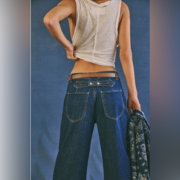 Alia Wide Leg Jeans NWOT hawthorne - Picture 2 of 4